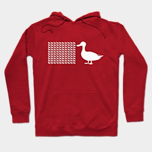 100 Duck Sized Horses or 1 Horse Sized Duck?? Hoodie